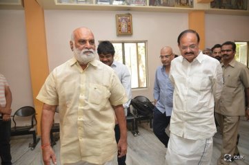 Venkaiah Naidu at Om Namo Venkatesaya Movie Special Show